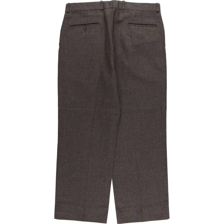 Farah Men's Vintage Two-Pleated Slacks, Size W34 unclear brown type Vintage Second Hand