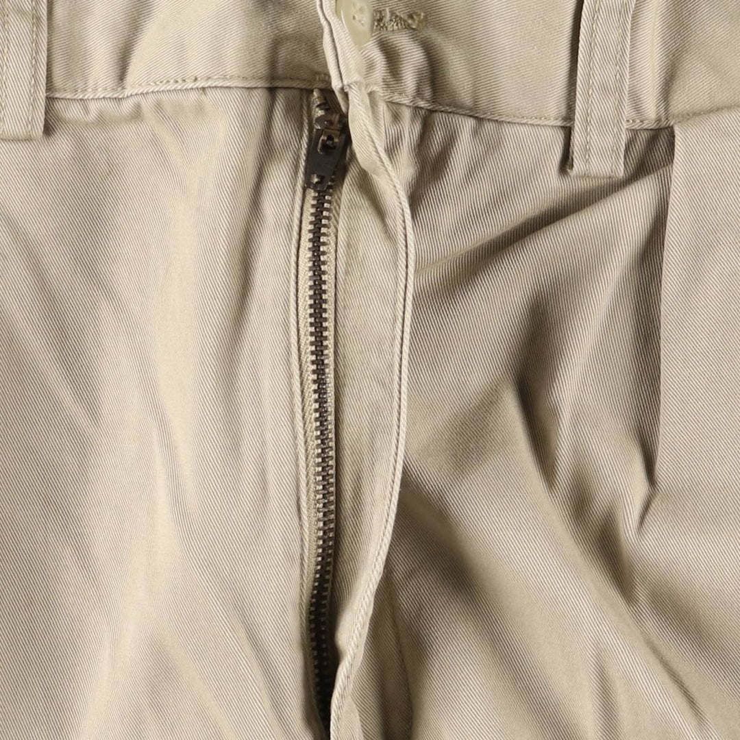 Ralph Lauren POLO by Ralph Lauren TYLER SHORT Two-pleat chino shorts, short pants, men's size W34 cotton Beige type Vintage Second Hand