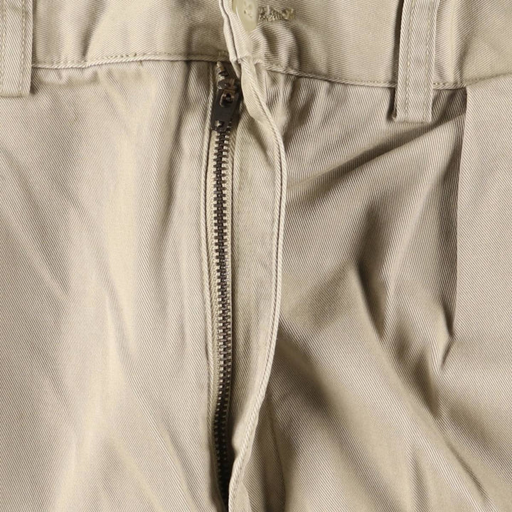 Ralph Lauren POLO by Ralph Lauren TYLER SHORT Two-pleat chino shorts, short pants, men's size W34 cotton Beige type Vintage Second Hand