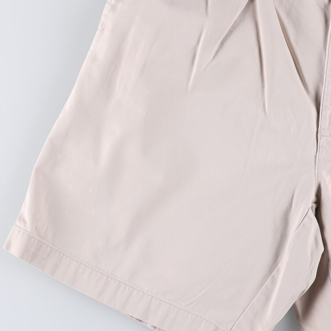 Ralph Lauren POLO by Ralph Lauren TYLER SHORT Two-pleat chino shorts, short pants, men's size W33 cotton Beige type Vintage Second Hand