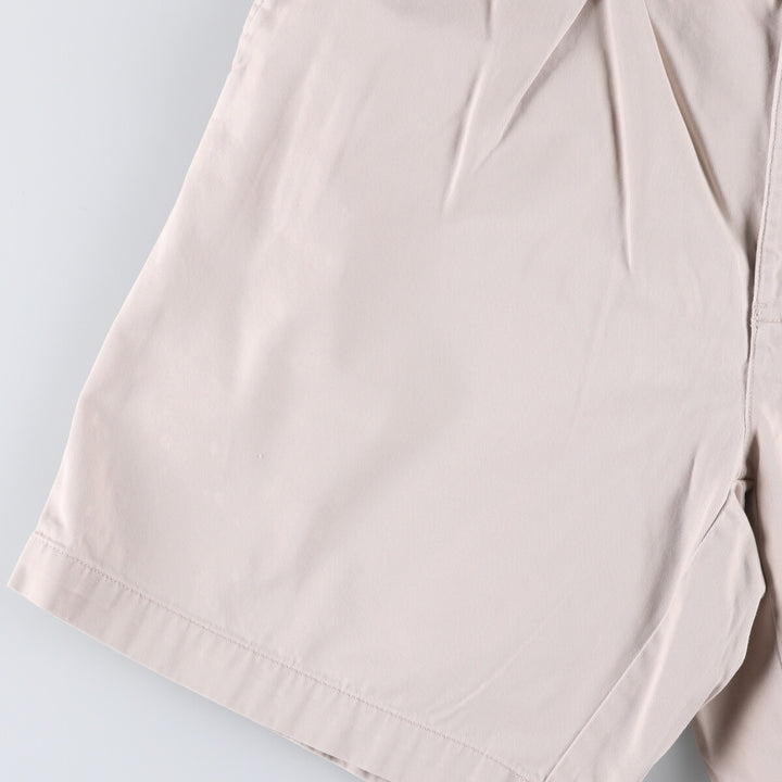 Ralph Lauren POLO by Ralph Lauren TYLER SHORT Two-pleat chino shorts, short pants, men's size W33 cotton Beige type Vintage Second Hand