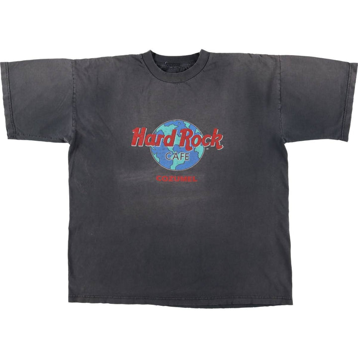HARD ROCK CAFE Hard Rock Cafe Advertising T-shirt Men's XL size unclear Charcoal Vintage Second Hand