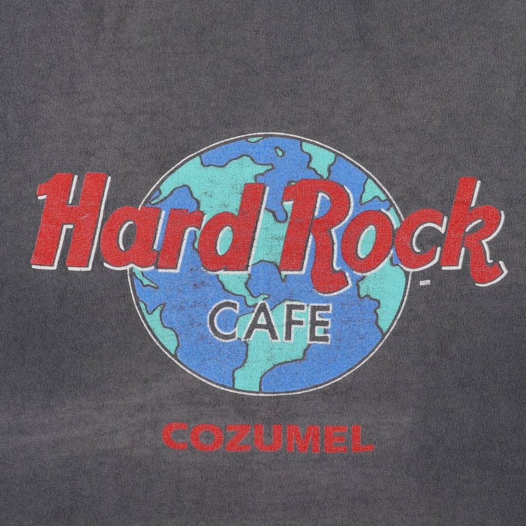 HARD ROCK CAFE Hard Rock Cafe Advertising T-shirt Men's XL size unclear Charcoal Vintage Second Hand