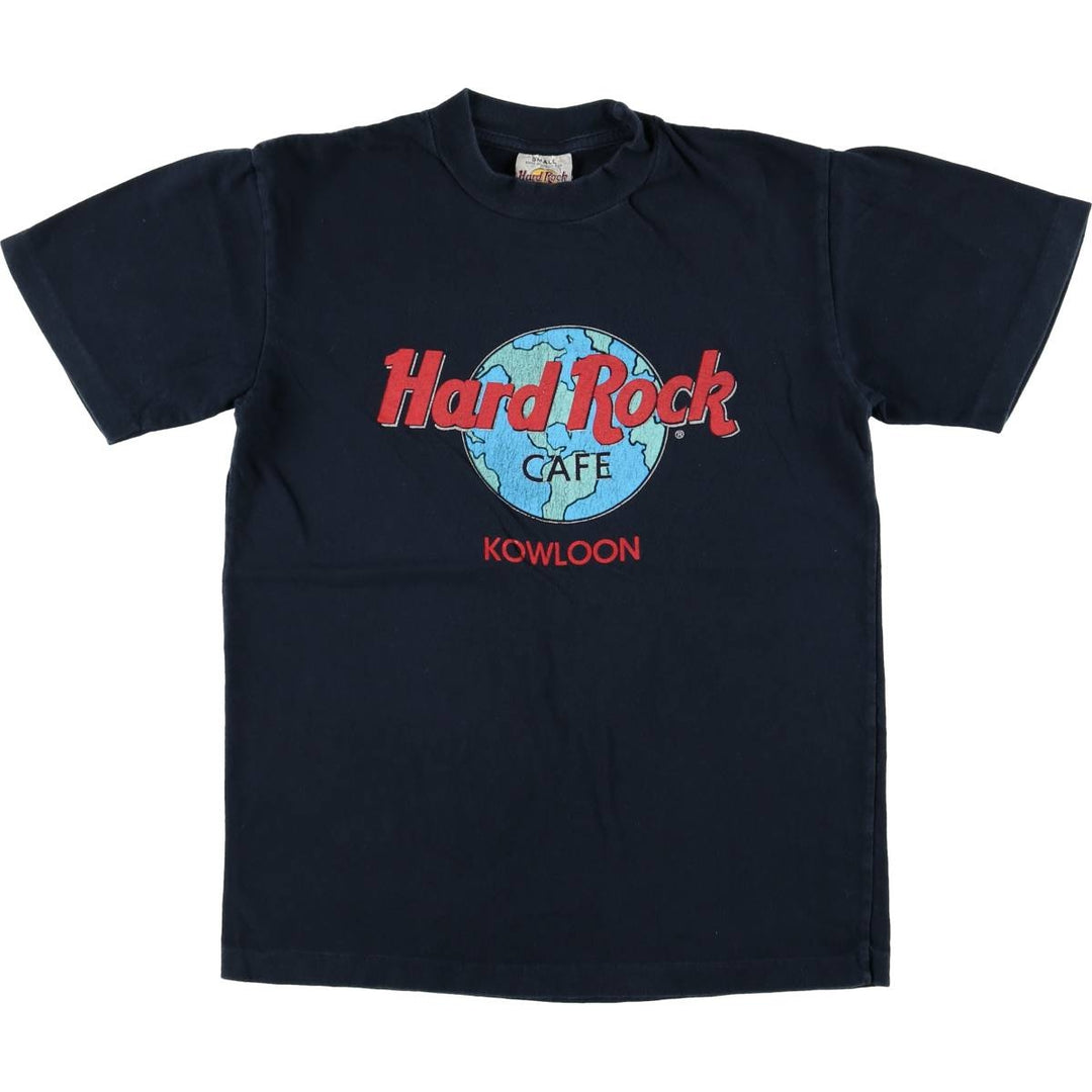 HARD ROCK CAFE Hard Rock Cafe Advertising T-shirt Men's Size Small cotton navy blue type Vintage Second Hand