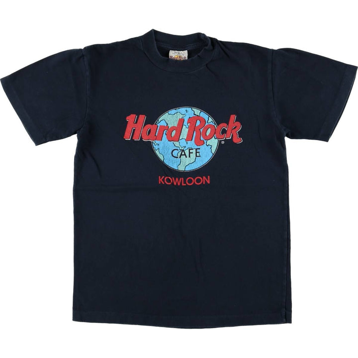 HARD ROCK CAFE Hard Rock Cafe Advertising T-shirt Men's Size Small cotton navy blue type Vintage Second Hand