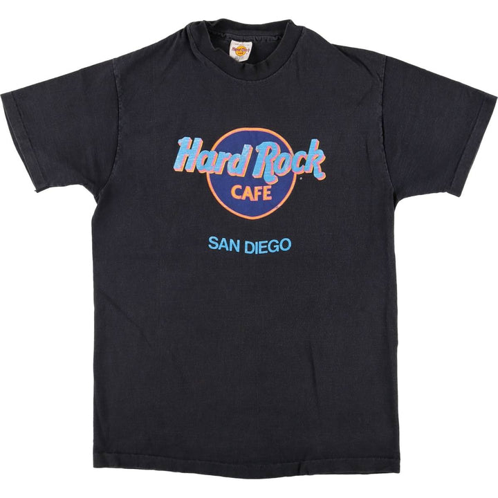90'S HARD ROCK CAFE Hard Rock Cafe Advertising T-shirt Made in USA Men's L Vintage cotton black type Vintage Second Hand