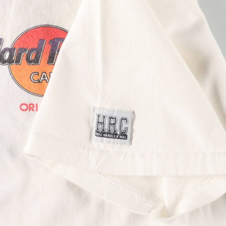 Vintage 90'S HARD ROCK CAFE HEAVY TEE Hard Rock Cafe Heavy Tee Advertising T-shirt Made in USA cotton white type Vintage Second Hand