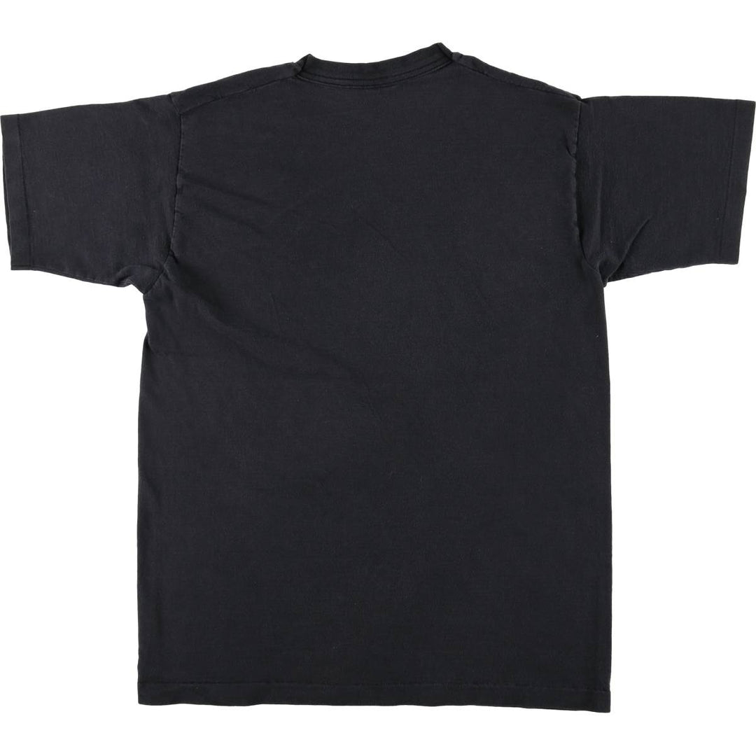Vintage 90'S Fruit of the Loom Polar Rock Cafe ALASKA advertising T-shirt, Made in USA, Men's Size L cotton black type Vintage Second Hand