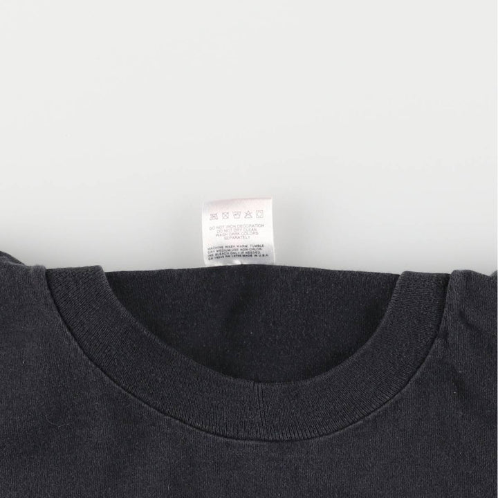 Vintage 90'S Fruit of the Loom Polar Rock Cafe ALASKA advertising T-shirt, Made in USA, Men's Size L cotton black type Vintage Second Hand