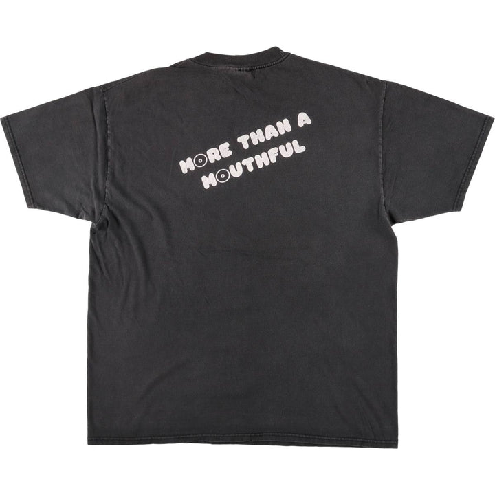 Hanes HOOTERS Advertising T-Shirt, Made in USA, Men's Size XL cotton black type Vintage Second Hand