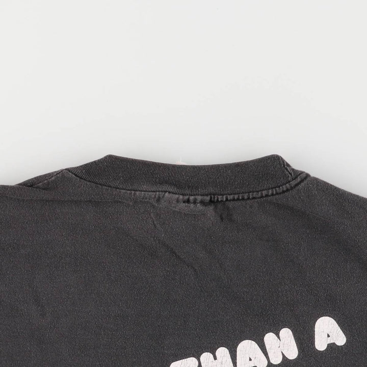Hanes HOOTERS Advertising T-Shirt, Made in USA, Men's Size XL cotton black type Vintage Second Hand