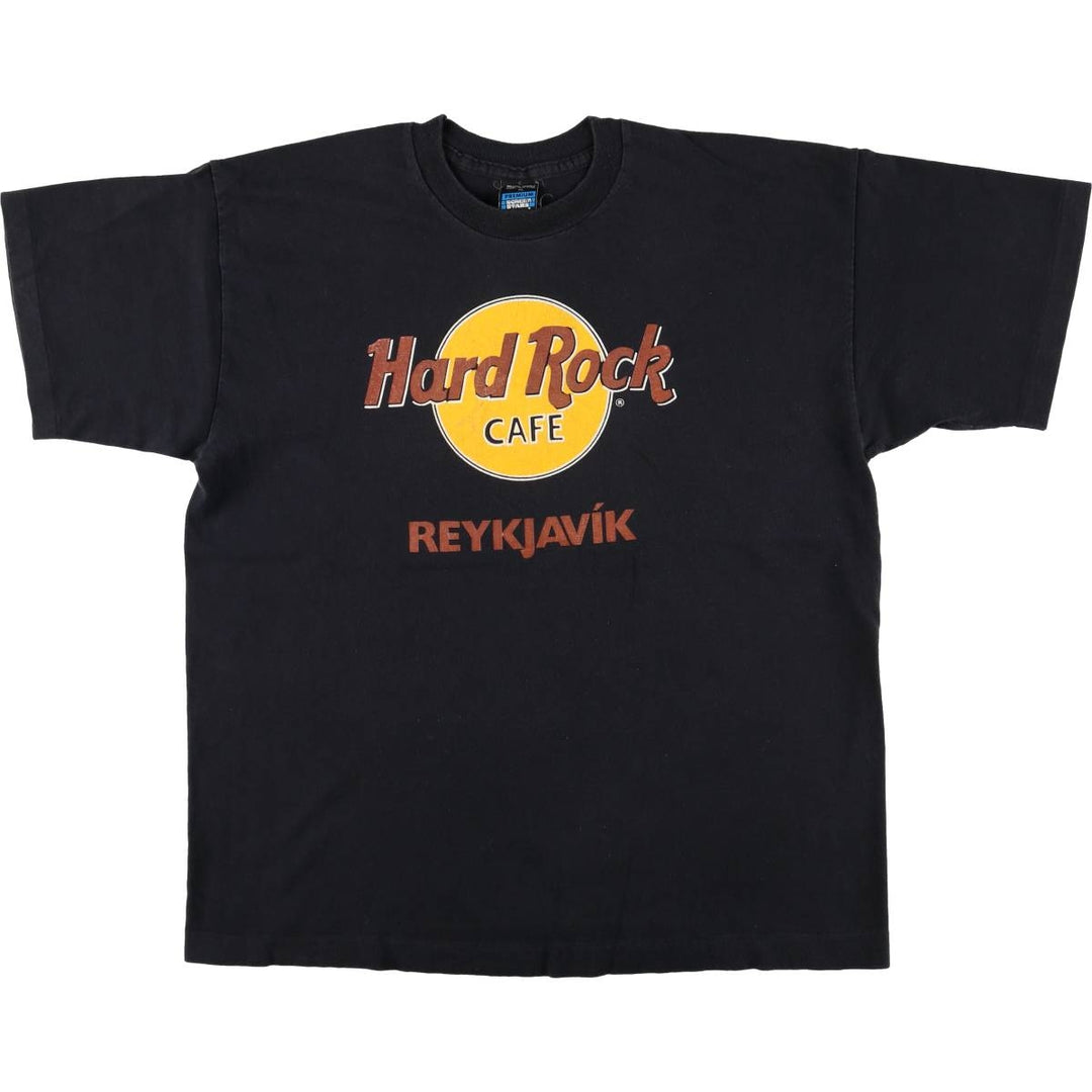 90'S Screen Stars Hard Rock Cafe Advertising T-Shirt, Men's, Size XL, Vintage cotton black type Vintage Second Hand