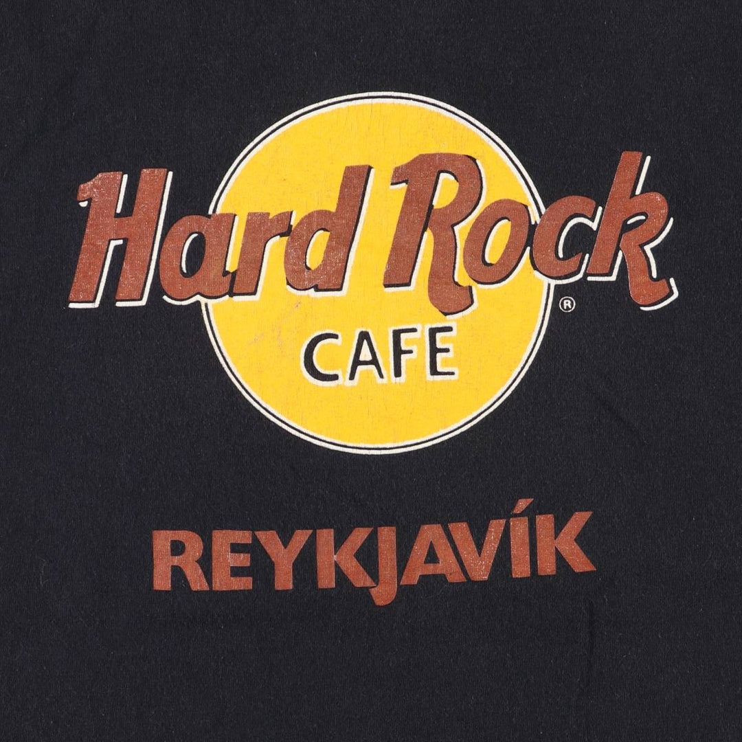 90'S Screen Stars Hard Rock Cafe Advertising T-Shirt, Men's, Size XL, Vintage cotton black type Vintage Second Hand