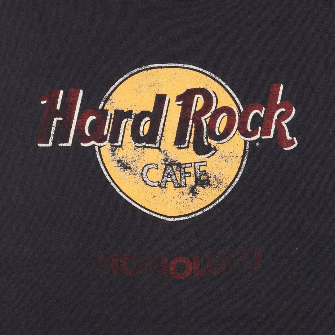 90'S HARD ROCK CAFE Hard Rock Cafe Advertising T-shirt Made in USA Men's XL Vintage cotton black type Vintage Second Hand