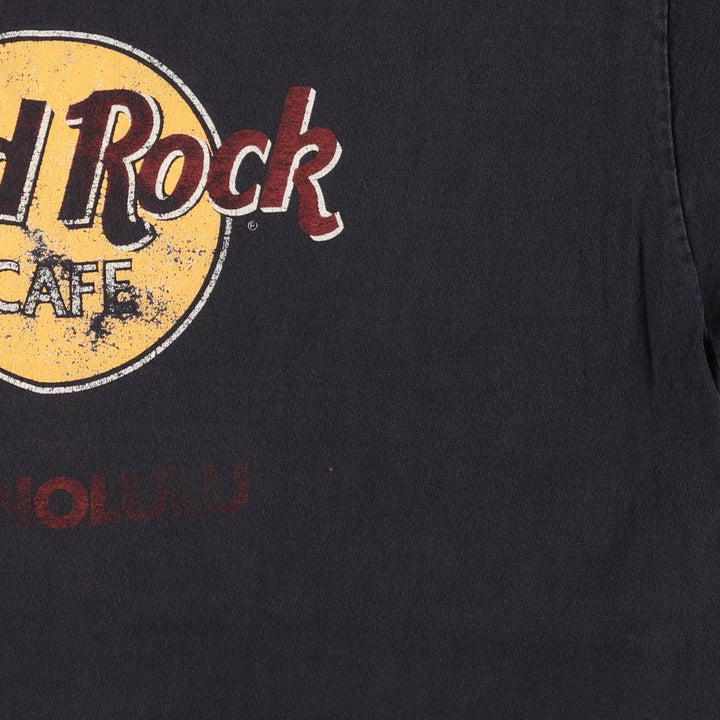 90'S HARD ROCK CAFE Hard Rock Cafe Advertising T-shirt Made in USA Men's XL Vintage cotton black type Vintage Second Hand