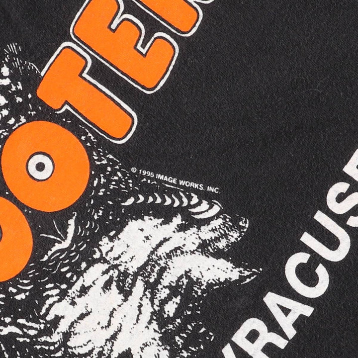 90'S Hanes HOOTERS Advertising T-shirt Made in USA Men's XXL Vintage cotton black type Vintage Second Hand