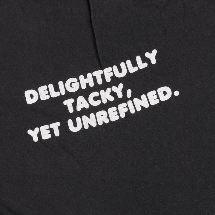 90'S Hanes HOOTERS Advertising T-shirt Made in USA Men's XXL Vintage cotton black type Vintage Second Hand