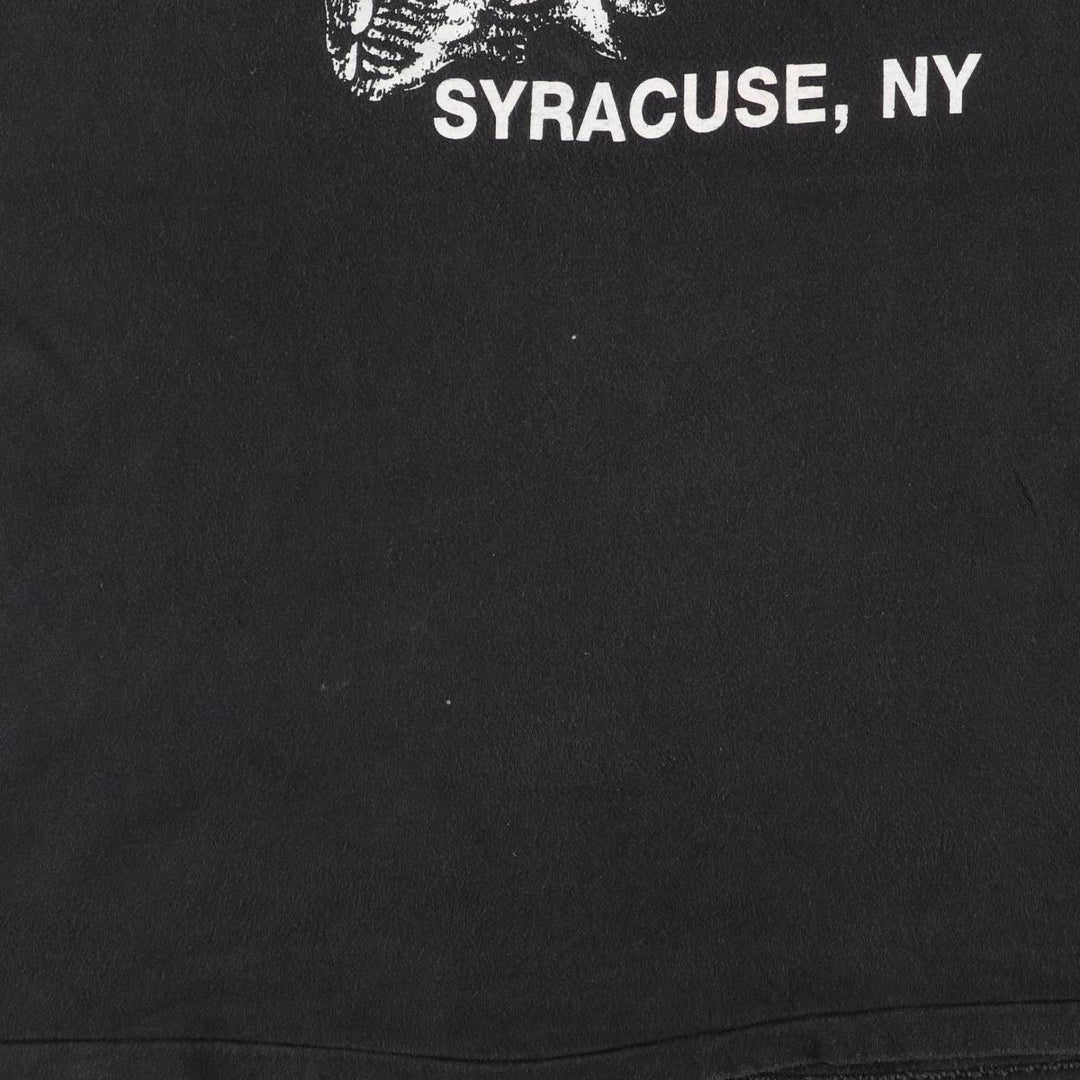 90'S Hanes HOOTERS Advertising T-shirt Made in USA Men's XXL Vintage cotton black type Vintage Second Hand