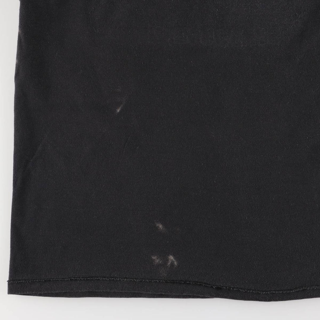 90'S Hanes HOOTERS Advertising T-shirt Made in USA Men's XXL Vintage cotton black type Vintage Second Hand