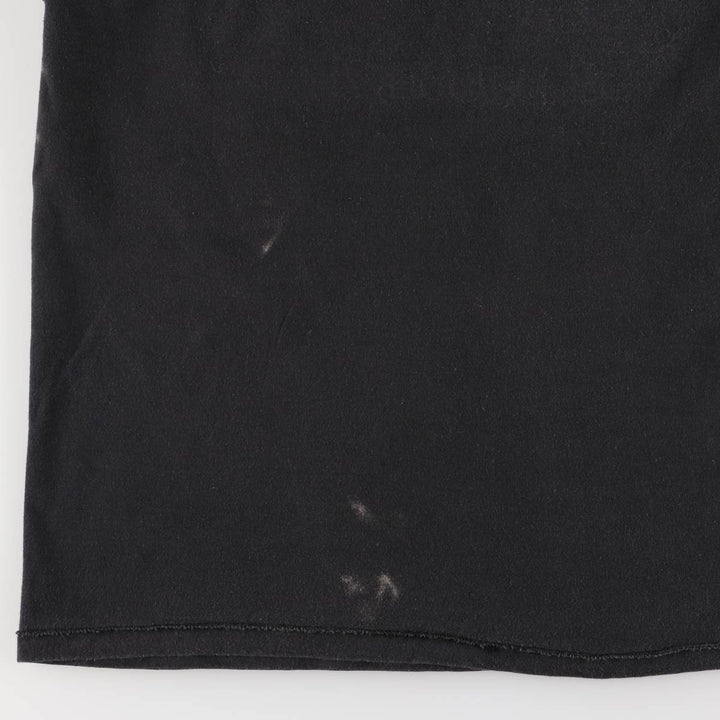 90'S Hanes HOOTERS Advertising T-shirt Made in USA Men's XXL Vintage cotton black type Vintage Second Hand