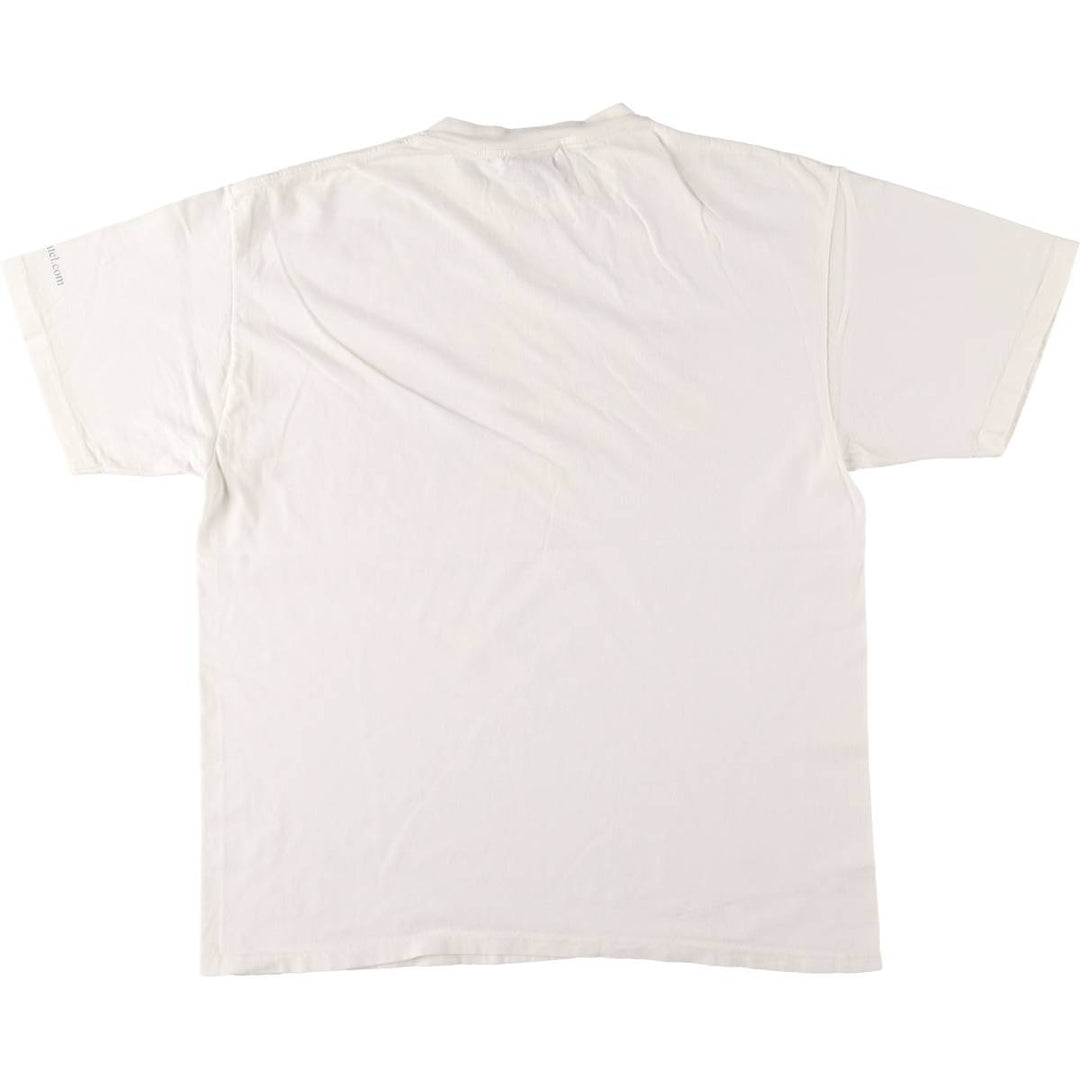 Vintage 90'S Oneita Intel Advertising T-Shirt, Men's XL cotton white type Vintage Second Hand