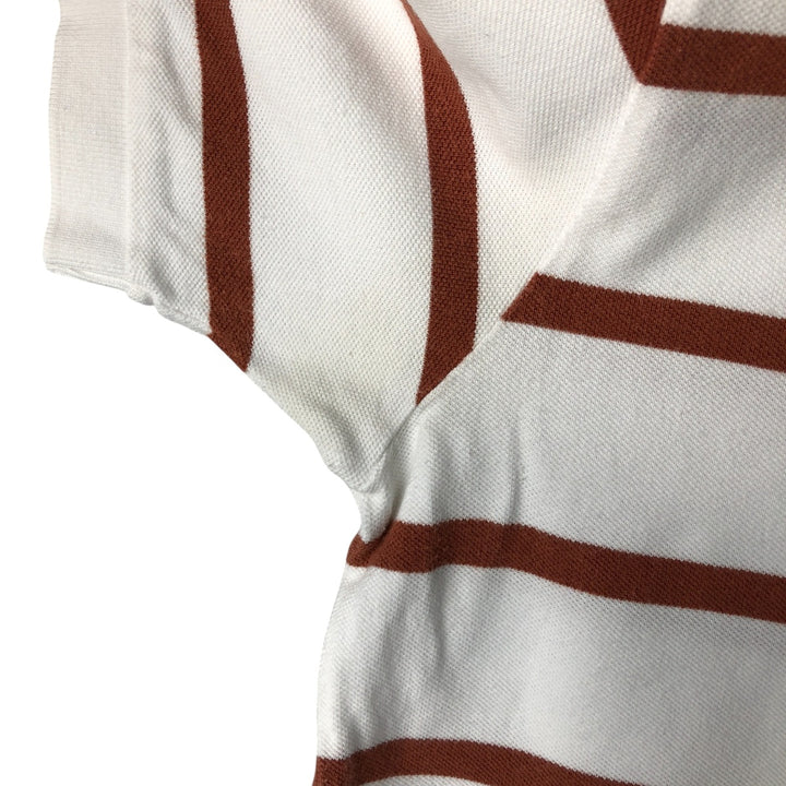 Ralph Lauren POLO by Ralph Lauren short sleeve striped polo shirt, men's size L cotton white type Vintage Second Hand