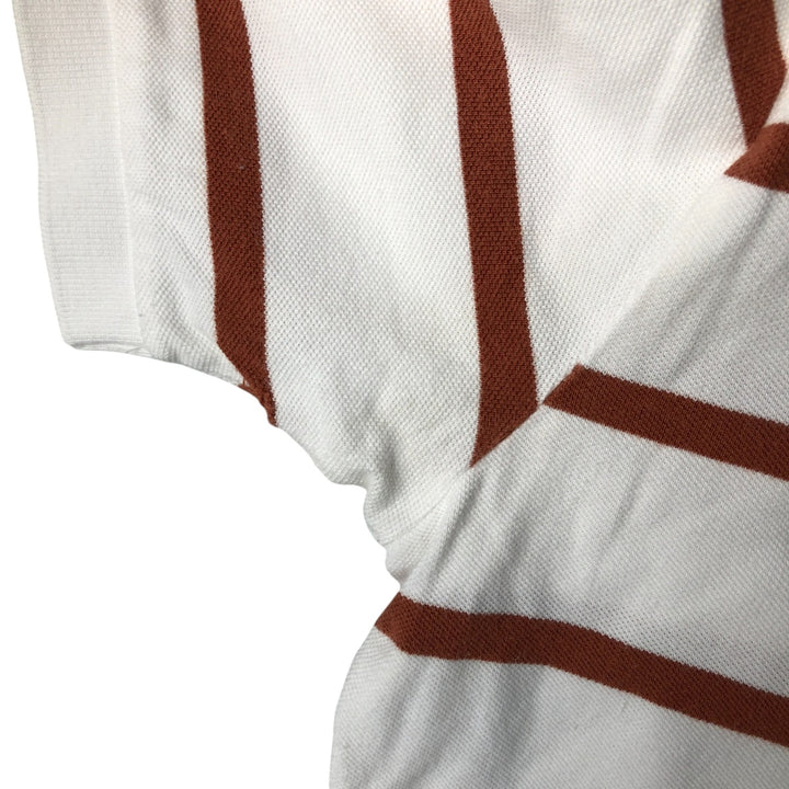 Ralph Lauren POLO by Ralph Lauren short sleeve striped polo shirt, men's size L cotton white type Vintage Second Hand
