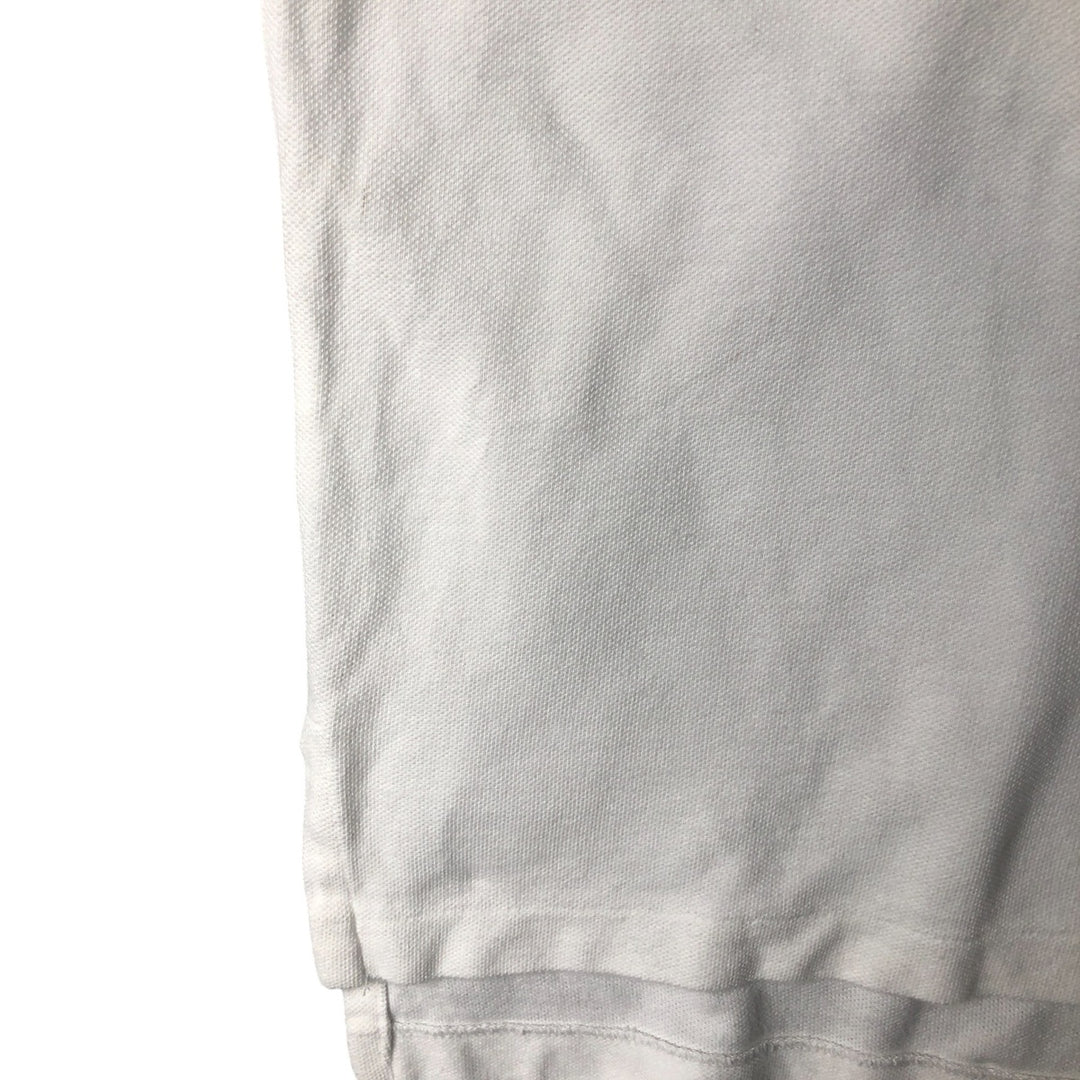 Ralph Lauren POLO by Ralph Lauren short sleeve polo shirt, men's XL size cotton white type Vintage Second Hand