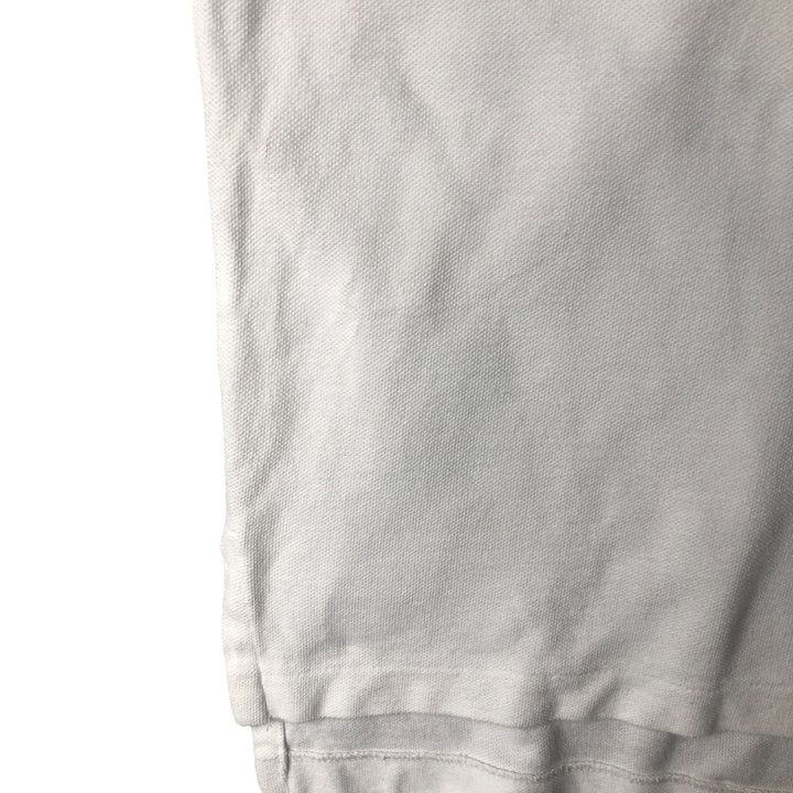 Ralph Lauren POLO by Ralph Lauren short sleeve polo shirt, men's XL size cotton white type Vintage Second Hand