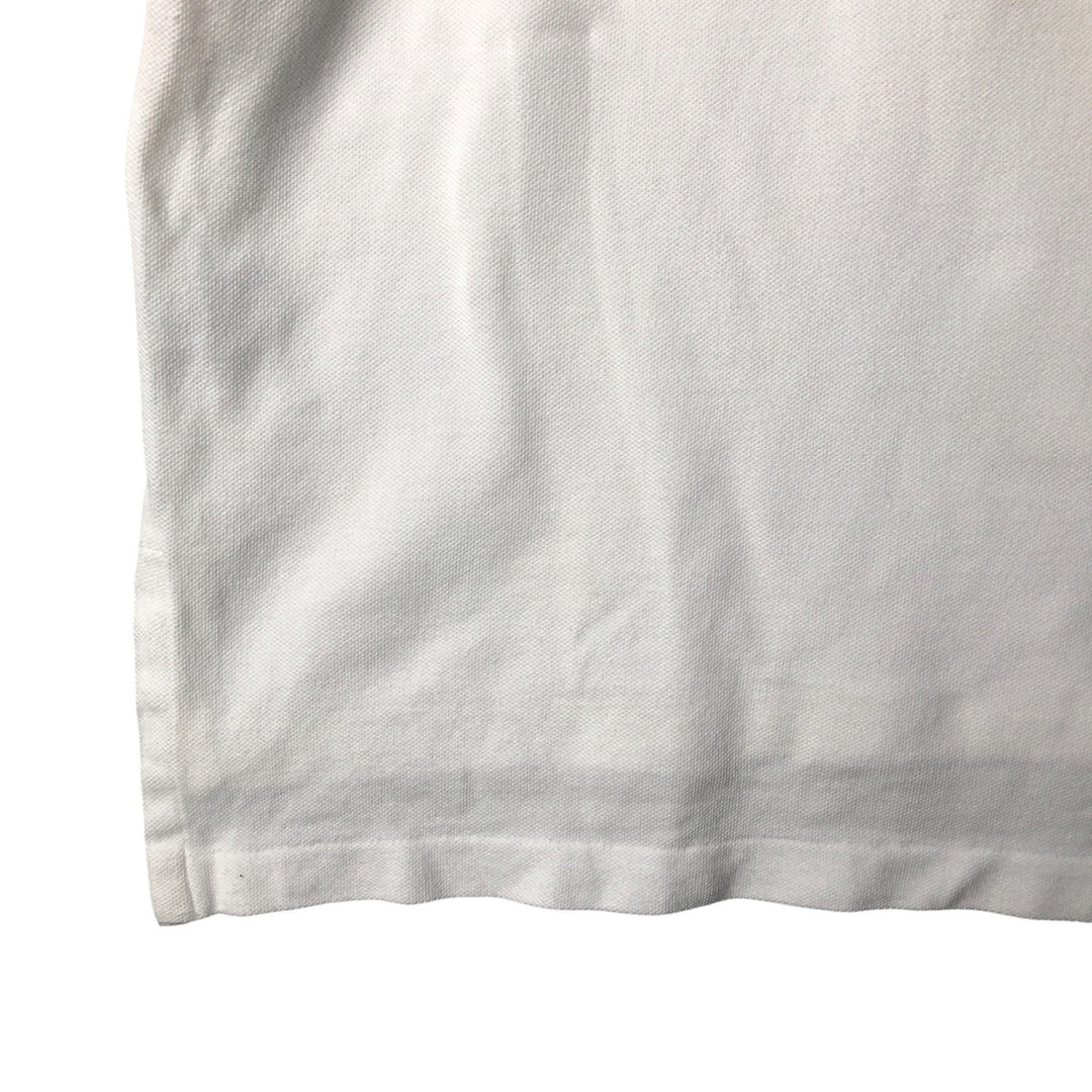 Ralph Lauren POLO by Ralph Lauren short sleeve polo shirt, men's XL size cotton white type Vintage Second Hand