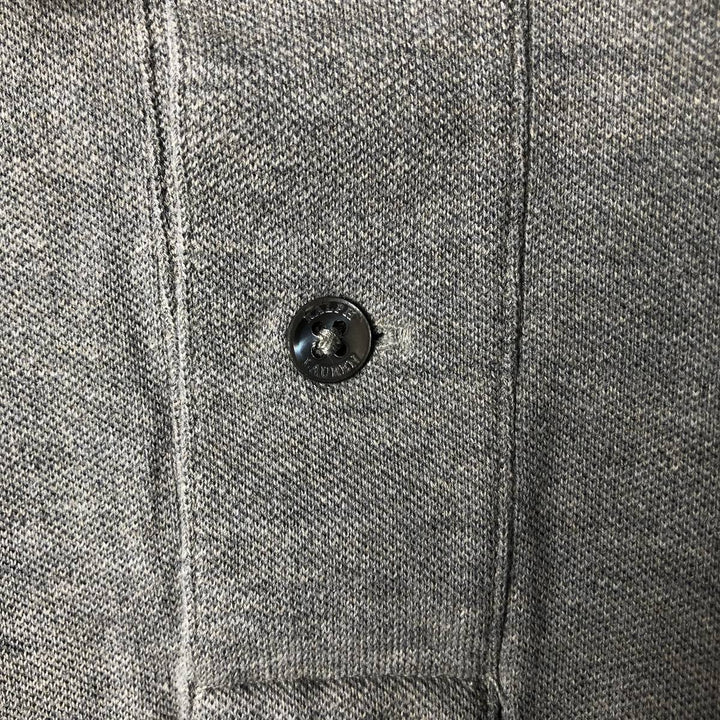 Ralph Lauren POLO by Ralph Lauren CUSTOM FIT short sleeve polo shirt, men's XL size Pima Cotton gray type Vintage Second Hand