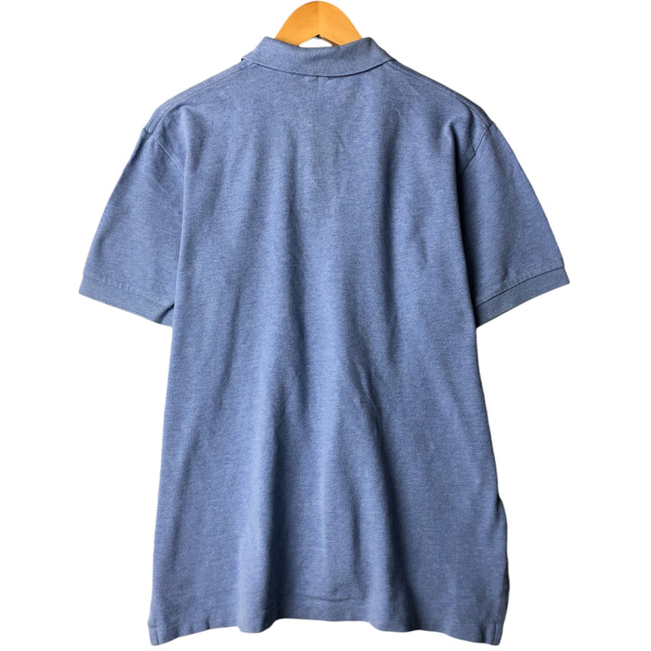 Ralph Lauren POLO by Ralph Lauren short sleeve polo shirt, men's size L cotton Blue type light blue Vintage Second Hand
