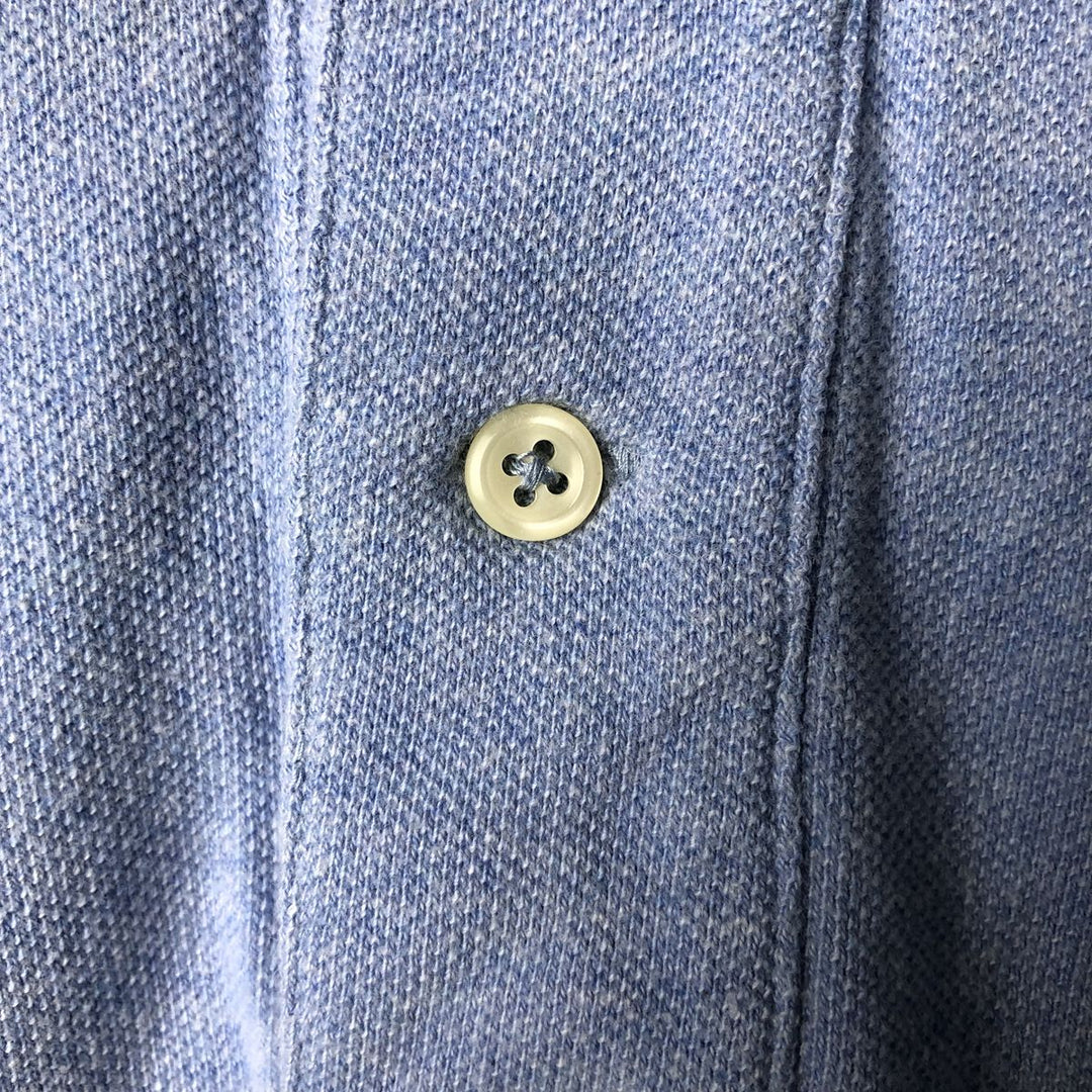 Ralph Lauren POLO by Ralph Lauren short sleeve polo shirt, men's size L cotton Blue type light blue Vintage Second Hand