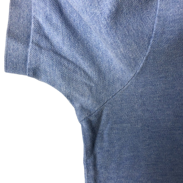 Ralph Lauren POLO by Ralph Lauren short sleeve polo shirt, men's size L cotton Blue type light blue Vintage Second Hand