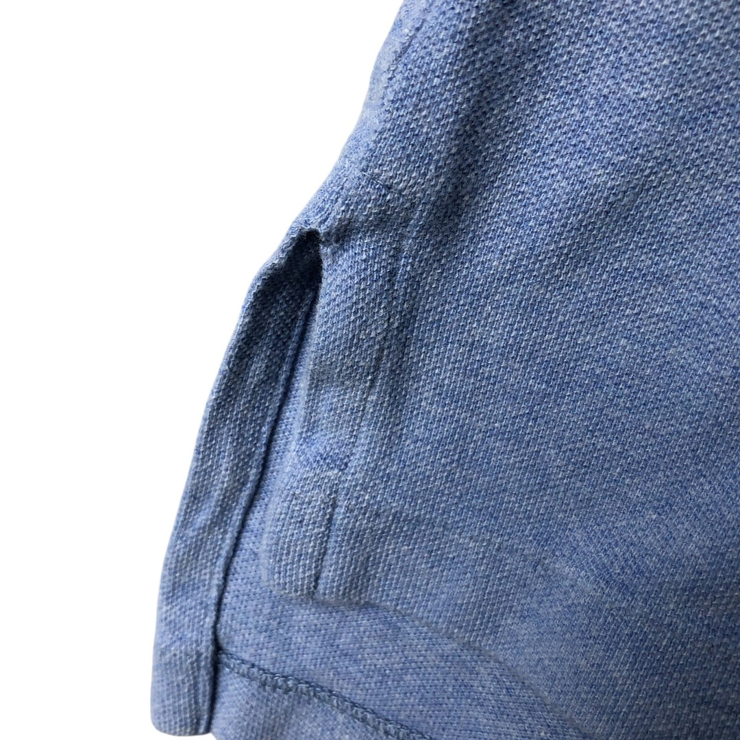 Ralph Lauren POLO by Ralph Lauren short sleeve polo shirt, men's size L cotton Blue type light blue Vintage Second Hand