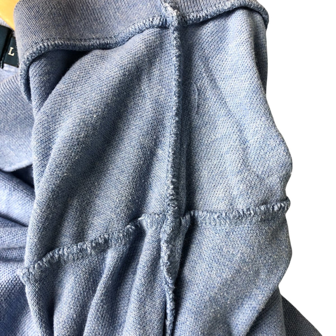 Ralph Lauren POLO by Ralph Lauren short sleeve polo shirt, men's size L cotton Blue type light blue Vintage Second Hand