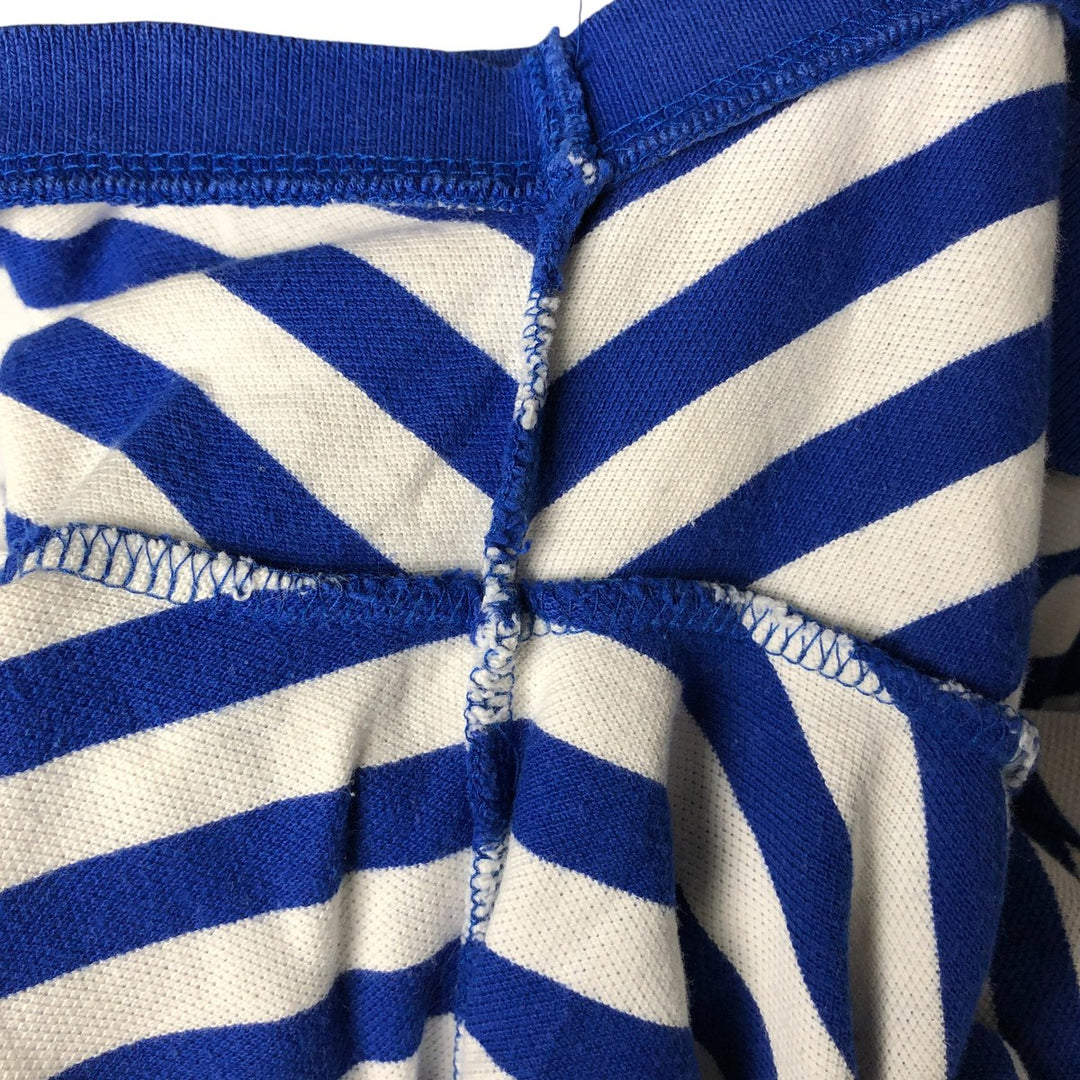 Ralph Lauren POLO by Ralph Lauren CUSTOM FIT short sleeve striped polo shirt men's XL size cotton blue type Vintage Second Hand