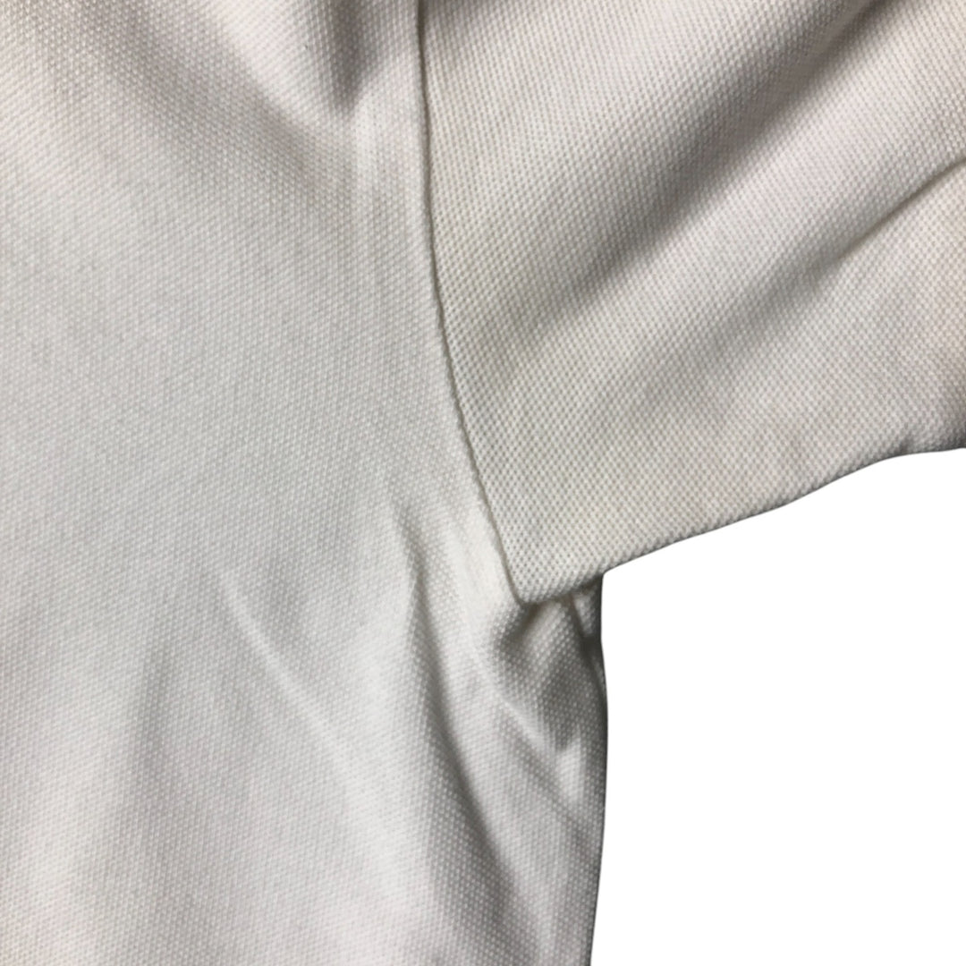 Ralph Lauren POLO SPORT short sleeve polo shirt, men's size M cotton white type Vintage Second Hand