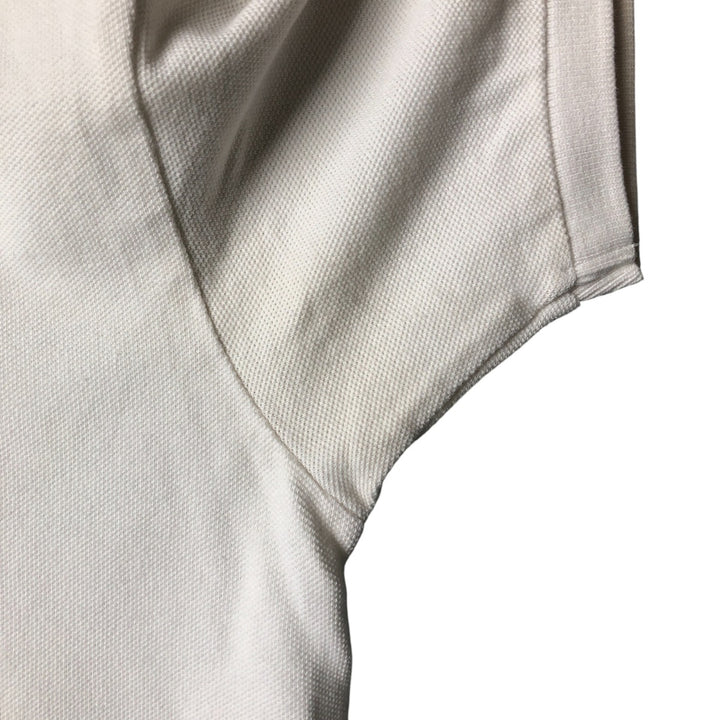 Ralph Lauren POLO SPORT short sleeve polo shirt, men's size M cotton white type Vintage Second Hand