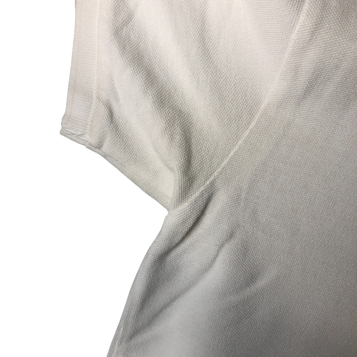Ralph Lauren POLO SPORT short sleeve polo shirt, men's size M cotton white type Vintage Second Hand