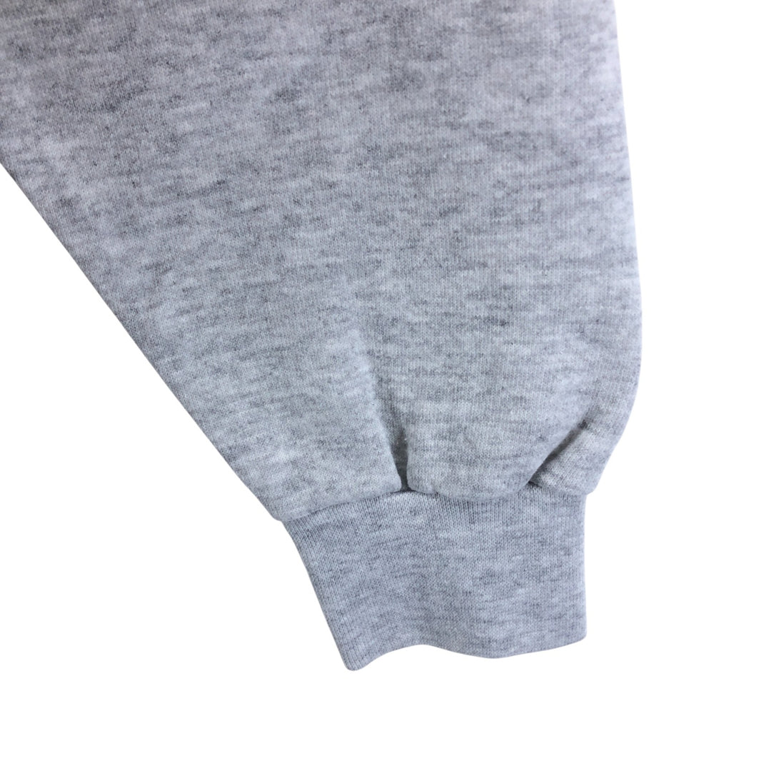 90'S TULTEX Dog Print Animal Sweatshirt, Made in USA, Men's Size L, Vintage cotton gray type Vintage Second Hand