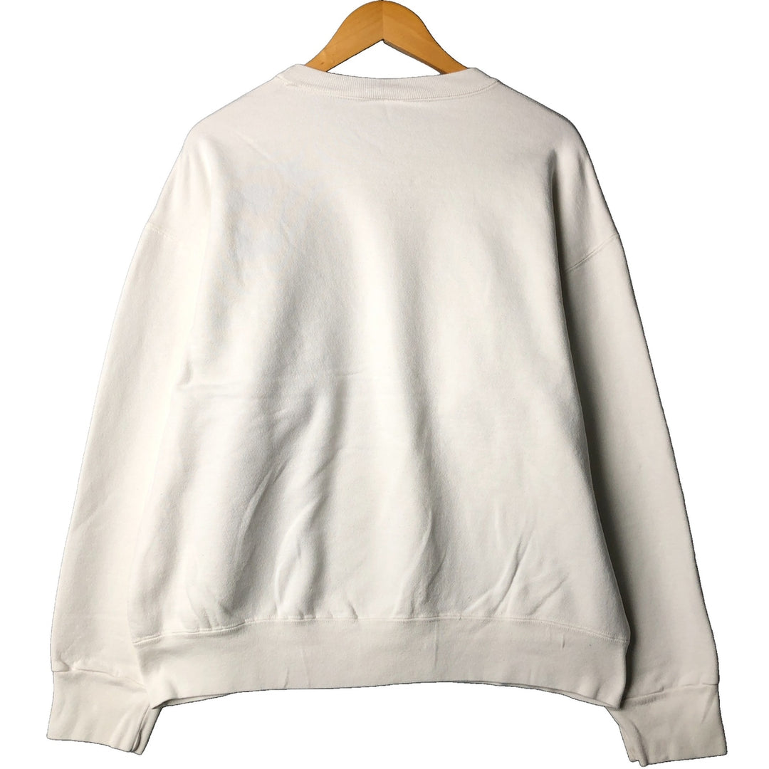 Vintage 90'S Delta sweatshirt, Made in USA, Men's XL cotton white type Vintage Second Hand