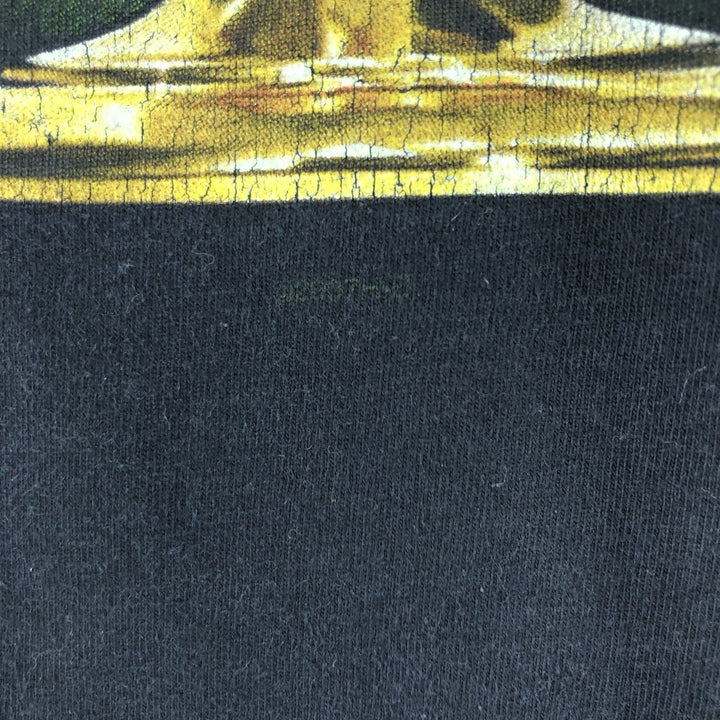 00'S Harley-Davidson Motorcycle Bike T-shirt Made in USA Men's XXL cotton black type Vintage Second Hand