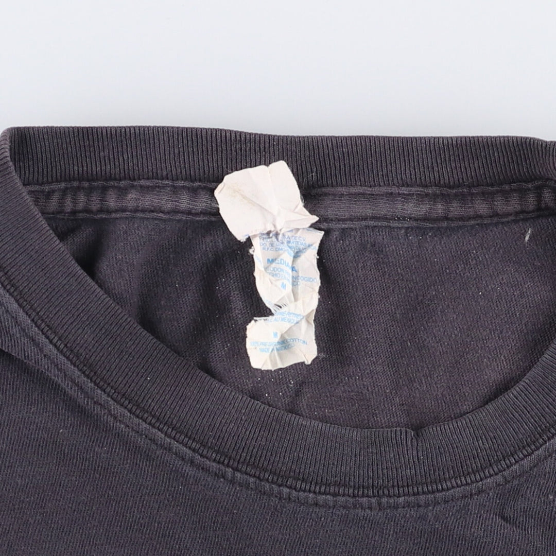 M and O RUSH Rush Band T-shirt Band T Men's M size cotton black type Vintage Second Hand