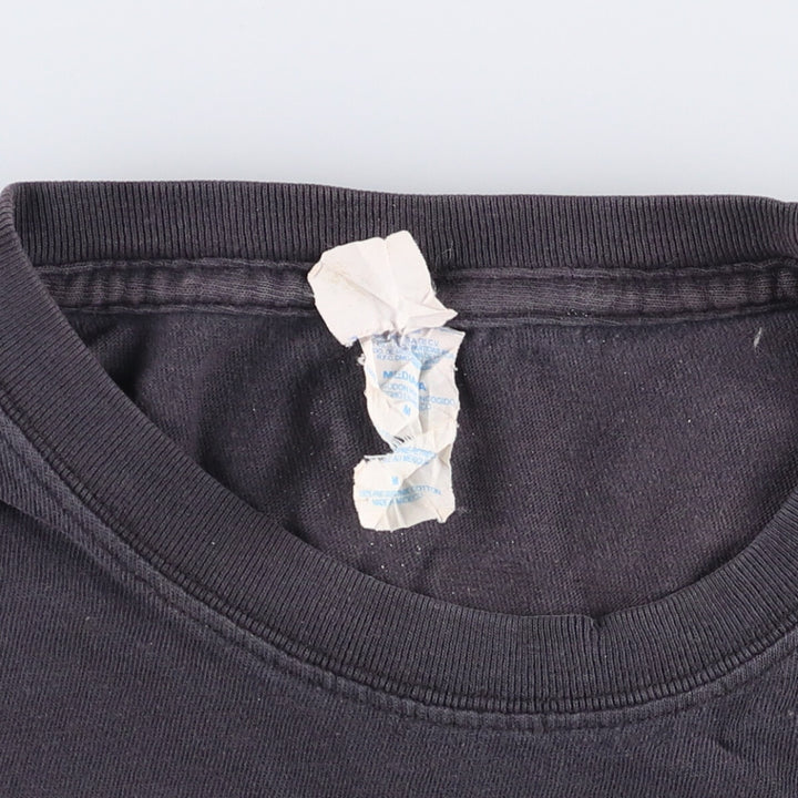 M and O RUSH Rush Band T-shirt Band T Men's M size cotton black type Vintage Second Hand