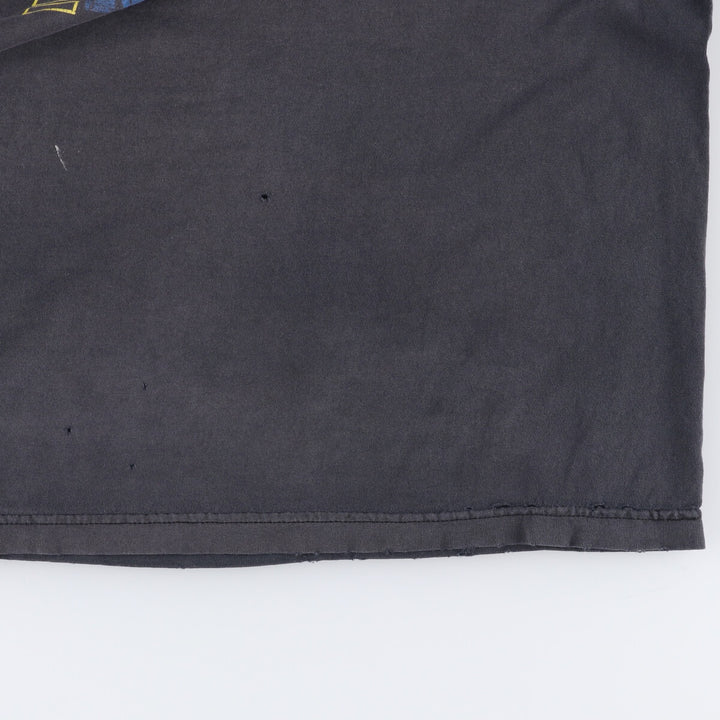 00'S IRON MAIDEN Band T-shirt, Men's XL size unclear black type Vintage Second Hand