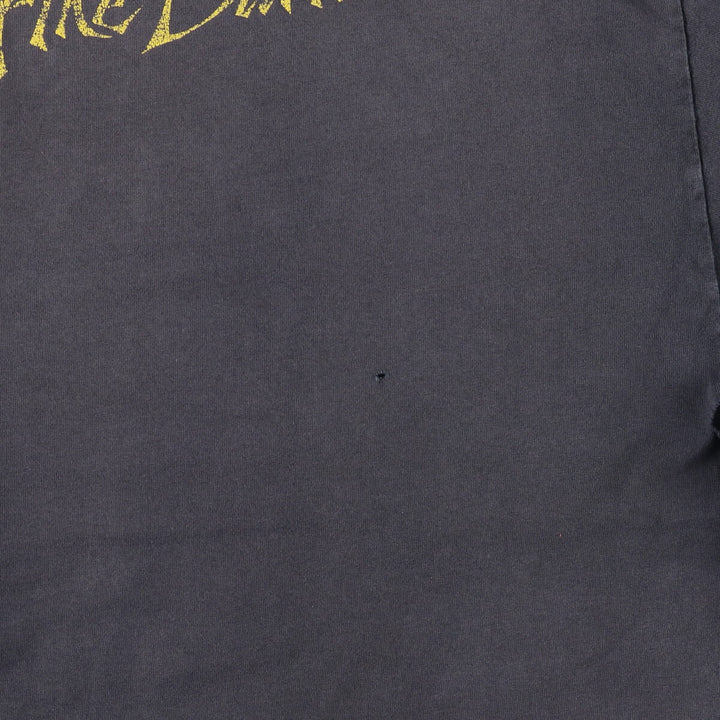 00'S IRON MAIDEN Band T-shirt, Men's XL size unclear black type Vintage Second Hand