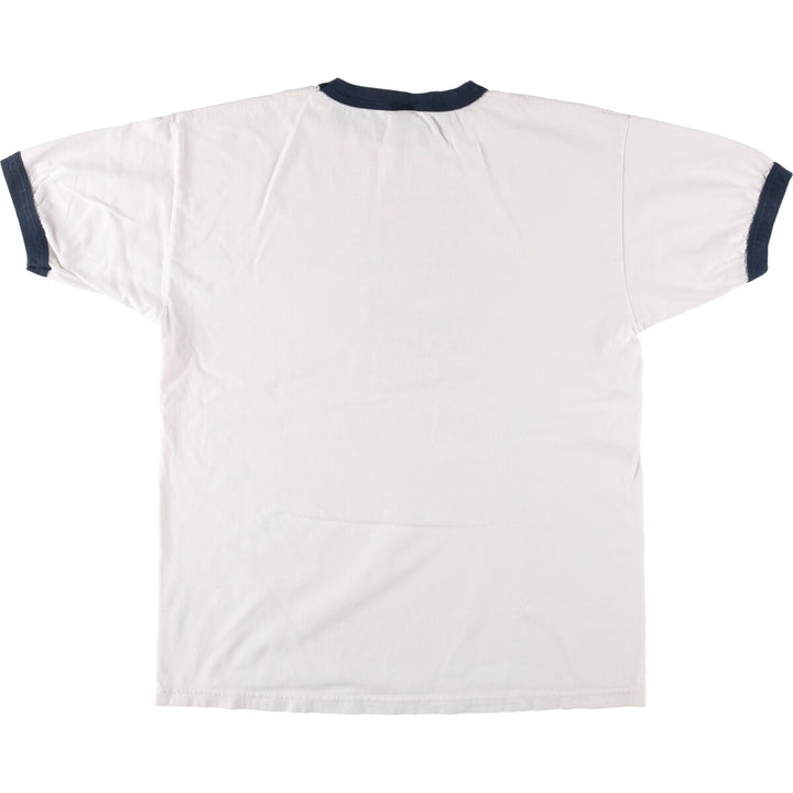 00'S ALSTYLE BOB ROSS Ringer T-shirt Men's XL size cotton white type Vintage Second Hand