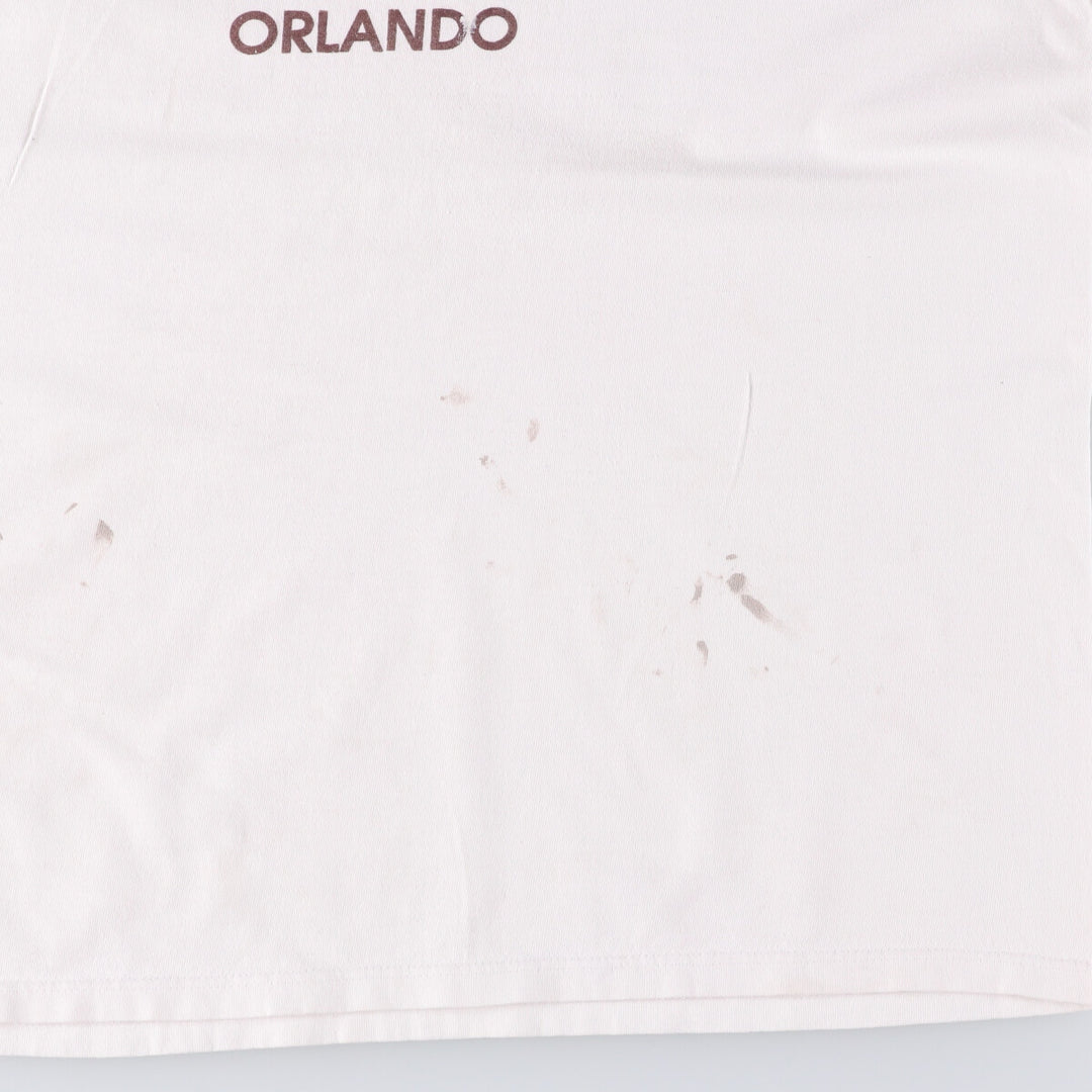 90'S HARD ROCK CAFE Hard Rock Cafe Advertising T-shirt Made in USA Men's M Vintage cotton white type Vintage Second Hand