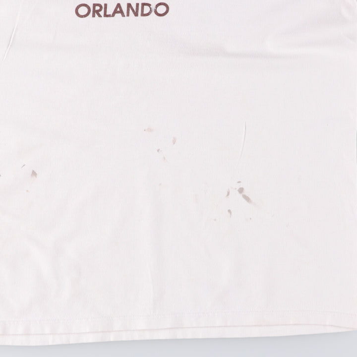 90'S HARD ROCK CAFE Hard Rock Cafe Advertising T-shirt Made in USA Men's M Vintage cotton white type Vintage Second Hand